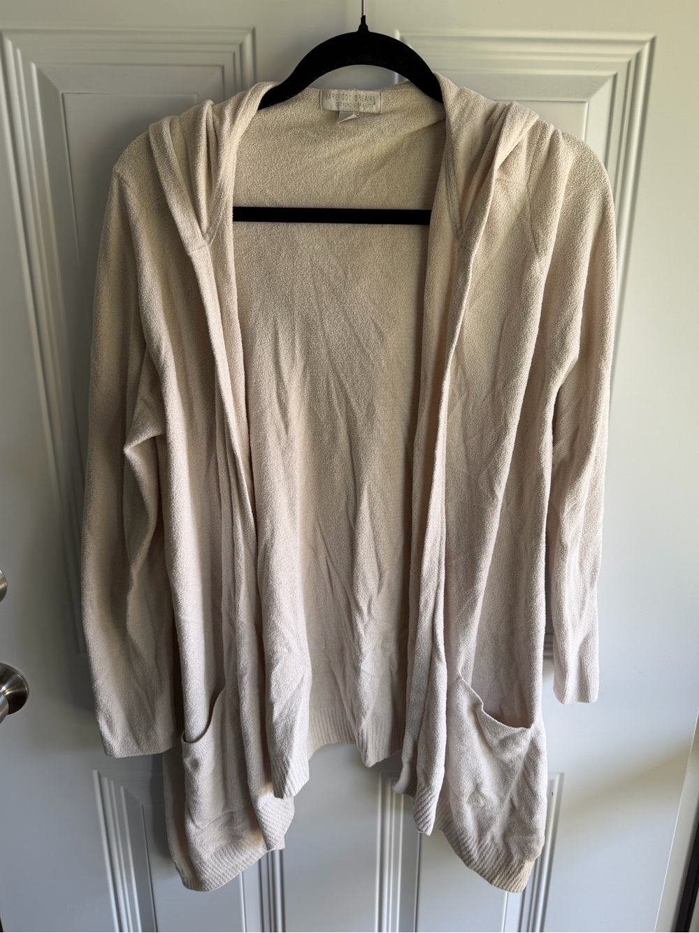 Barefoot Dreams CozyChic Lite hooded cardigan size large